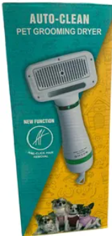 Cepillo secador para mascotas Auto-Clean